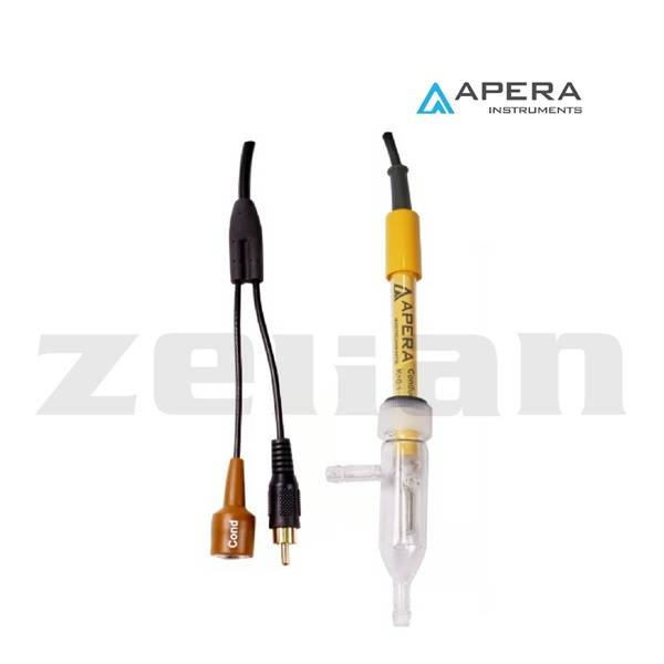 Electrodo de conductividad/temperatura (K=0.1). Marca Apera, modelo DJS-0.1-F