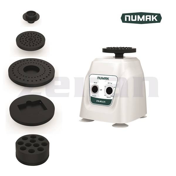 Agitador vortex multifunción para tubos y placas. Marca Numak, modelo VN-MULTI