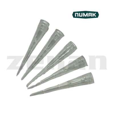 Tips para Micropipetas Blancos de 1 a 10 ul x 1000 unidades. Marca Numak