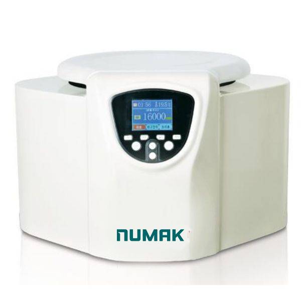 Centrífuga de mesa a inducción Soft Touch marca Numak, modelo H16