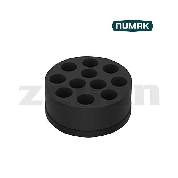 Accesorio para 11 tubos de 50 ml para agitador vortex multifuncion. Marca Numak, modelo VN-MULTI
