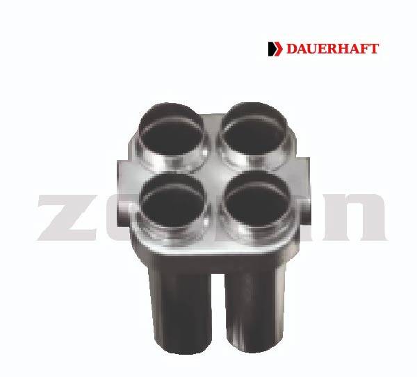 Juego de 4 portatubos para Rotor N°1, 16 tubos de 15/10 ml para centrífuga Wende L5M. Marca Dauerhaft