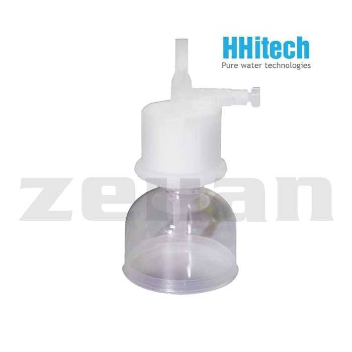 Filtro terminal (0,45 + 0,1) um de equipo purificador para agua ultrapura  Eco-S15. Marca HHitech. Mod.TF-(0.45+0.1)um-S