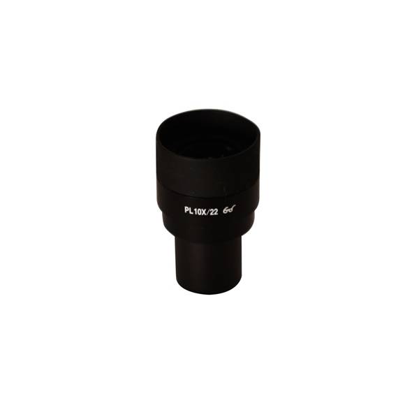 Ocular PL10x / 22,  con escala microm&eacute;trica (10mm / 100um) modelo M-781, marca Optika
