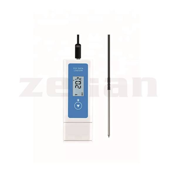 Datalogger de temperatura de amplio rango, reporte en formato PDF con sonda externa. Marca Yowexa, modelo YMP-700ED
