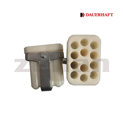 Juego de 4 portatubos para Rotor N°1, 48 tubos de 5/7 ml para centrífuga Wende L5M, Marca Dauerhaft