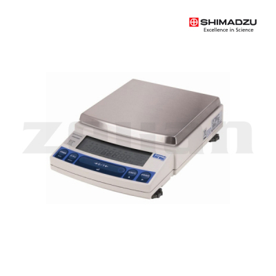Balanza de alta precisión 2,2 Kg x 0.01 g, calibración interna. Marca Shimadzu, modelo UW2200H